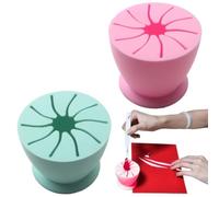 2Pcs Silicone Suction Cups for Vinyl Suctioned Vinyl Weeding Scrap Collector Disposing Vinyl Weeding Scrap Collectoor Disposing Craft Sculpting Silhouette