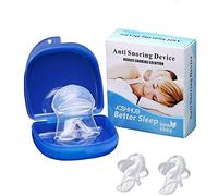 2pcs Silicone Tongue Anti Snoring Devices,Transparent Soft Tongue Retainer, for Men & Women Sleeping Aid Solutions
