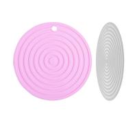 2pcs Silicone Trivet Mat Heat Resistant Non Slip for Kitchen Counter