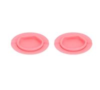 2pcs Silicone Wax Warmer Liner Bowl 400ML | Professional Safe Wax Warmer Replacement Pot | Pink Silicone Melting Bowl for Home and Salon Use (Pink)