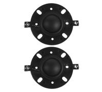 2pcs Silk Dome Tweeter Diaphragm 25 Core Black round Frame 4 Ohm