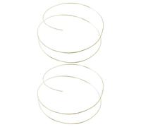 2pcs Silver Alloy Soldering Wire, Low Heat Metal Repairs | 0.7mm Diameter, Golden Finish, Rings, for Fine Chain Links, Bracelets, Silver Jewellery and DIY Bench Work