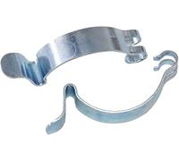 2Pcs Silver Car Air Filter, Cleaner Housing Box Lid Spring Clip Clamp Car Assecories Automotive Replacement Air Filters