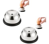 2Pcs Silver Egg Piercers|Egg Poker for Hard-Boiled Eggs|Stainless Steel Needle Egg Punch|Egg Piercer Hole Seperater Bakery Kitchen Tools for Raw Eggs Specialty Tools and Gadgets Egg Cutters