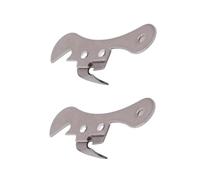 2Pcs Silver One Size Stainless Steel Can Opener Manual Can Opener Multifunctional Kitchen Accessories, Manual Can Openers