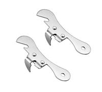 2Pcs Silver Stainless Steel Can Opener Manual Can Opener Multifunctional Kitchen Accessories, Manual Can Openers, Manual