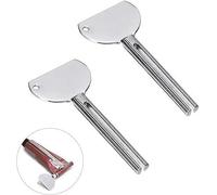 2Pcs Silver Stainless Steels Metal Tube Squeezer Keys Salon Toothpaste Tube Squeezers Toothpaste Roller Bathroom Safety, Aids and Accessories