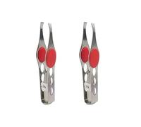 2Pcs Silver Tweezer with LED Light for Hair Removal Makeup Tool Eyebrow Eyelash for Women Facial Hair, Lash Trimmer,Hair Tweezers,Ingrown for Tweezer,Tweeze,Women's Hair Removal Tweezers