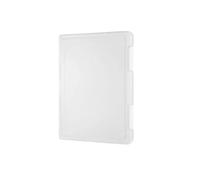 2pcs Simplicity Paper Storage Box Document Organizer Transparent Dust Proof Clear Information File Office Supply(White)