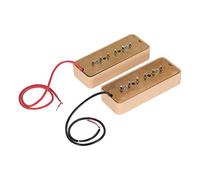 2pcs Single Coil Pickups for P90 Soapbar Electric Guitar Neck Bridge Fully Low-noise Parts with Magnification Easy to Install