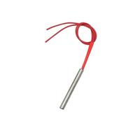 2pcs Single End Heating Cartridge Heater 8x70mm 140W/180W/230W AC220V SUS201/304/316 Wire Length 30cm (Color : 304SUS 180W 8x70mm, Size : 220V)
