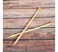 2pcs Single Pointed, Knitting Needles 35cm 2pcs Wooden 35cm/13.8in Large Size 12mm Knitting Needles 4mm Bamboo Size 13 Wood 12.8 Mm Long Yarn One Pair 11 12 Stricknadeln (10mm)