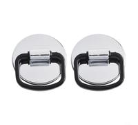 2pcs Sink Drain Stopper 46mm Chrome Finish ABS | Polished chrome look, rust-resistant ABS plastic, stylish upgrade, low maintenance, finish