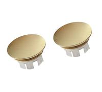 2Pcs Sink Overflows Rings Wash Basin Double Layer Round Overflows Plug Bathroom Accessories Replacement Hole Cover Trim Rings Cap