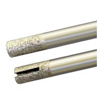 2pcs Sintered Stone Diamond Router Bit Ball Nose Flat Head Engraving Cutter end Mill(8-20-80)