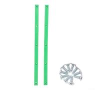 2Pcs Skateboard Accessories, Skateboard Rails Protector with Mount Screws Ribs Bones Board Rails(green)