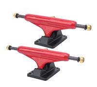 2PCS Skateboard Trucks, Aluminum Skateboard Bracket Sturdy Lightweight Tensor Trucks Skateboards(Red) Riding