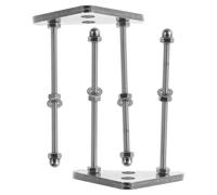 2pcs Skateboard Wall Mount Rack Iron Hanger for Boards, Silver | Space-saving Support for Small Apartments and Studios, Curved Bracket with Smooth Finish, Stable Hold