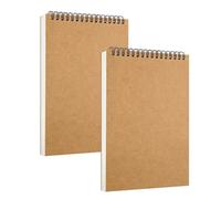 2Pcs Sketchbooks, A5 Hardback Sketch Book, Total 60 Sheets/120 Pages,120GSM Thick Paper, Spiral Bound Sketch Pad, Drawing Pad for Artists Children Adults(21 * 14.8cm)