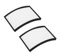 2pcs Ski Goggles Pass Holder, 3.54x2.44in/9x6.2cm Plastic Winter Sport Lift Ticket Pass Holder Strap with Open Frame Design Fits All Snowboard Helmets Accessories(Black)