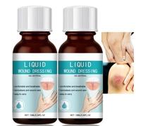 2PCS Skin Liquid Plaster Gel,Liquid Plaster Gel,Waterproof Spray Plasters for Wounds,Waterproof Gel Wound Stick Protective,Transparent Waterp/roof Gel Wound Gel,Quick-Drying Dressing for Protection