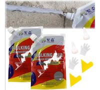 2Pcs Slab Concrete Crack Waterproof Repair Sealant, Caulking Glue Weather Resistant Type, Concrete Waterproof Repair Sealant, Outdoor Concrete Crack Quick-Drying Filler