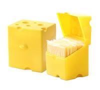 2Pcs Sliced Cheese Cheese Storage for Fridge, BPA Free Cheese Slice Fridge Storage Containers Cold Resistant Cheese Box with Flip Lid Cheese Slice Holder Keeps Cheese Fresh Longer