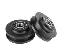 2Pcs Sliding Barn Door Wheel Closet Hardware Hangers Roller Cabinet Window Pulley Home Use