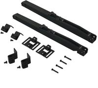 2PCS Sliding Door Hardware Kit Barn Door Soft Close Mechanism Spring Buffer Damper Upgraded Hole-Free Version for Door Weight 70-160 Pounds Adjustable Door Stoppers, Actuator Spacers