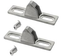 2PCS Sliding Door Keepers Sliding Glass Door Lock Keepers, 1/2-Inch Door Lock Keepers for Various Sliding Patio Doors