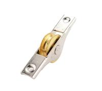 2PCS Sliding Door Roller Cabinet Copper Caster Wheel Pulley For Wardrobe Window Furniture