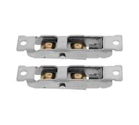 2pcs Sliding Door Roller Pulley 7mm Wheel 4.2mm Groove | Double Bearing Design, Smooth Quiet Movement, for Screen Doors and Cabinet Doors, Homes and Offices