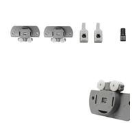 2Pcs Sliding Door Trolley Rail Hanger for Coachman | Provides smooth and quiet operation for sliding doors, effortless movement along the rail.
