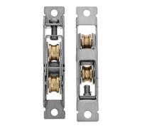 2pcs Sliding Window Roller 7mm Wheel Bearing for Doors and Windows | Stainless Steel, 4.2mm Groove, Double Rollers with Ball Bearing, for Homes and Offices