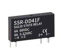2pcs Slim Relay SSR-41FDA SSR-41FDD Solid State 6a Din Rail DC Control AC(SSR-DD41F)