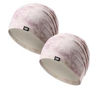 2Pcs Slouchy Beanie Hat for Men Women Lightweight Cotton Skull Cap Thin Sleep Hat Chemo Cap for Running Cycling All Seasons