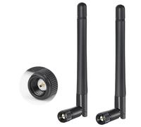 2PCS SMA WiFi Antenna, 2.4GHz & 5GHz 5.8GHz 3dBi Wifi Antenna, Male Dual Band External Connector for Routers, PC, Wireless Devices