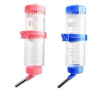 2Pcs Small Animal Drinking Bottle,Pet Water Feeder,Hamster Water Bottle,Rabbit Cage Drinking Bottle,for Rabbits Hamster