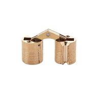2pcs Small Barrel Hinges Replacement Brass Furniture Cylindrical Hidden Hinge 180 Degree Opening Angle Cylindrical Hidden Furniture