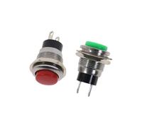 2pcs small button since the reset button switches 12mm doorbell button, Momentary Pushbutton Switch IDGTTLDF(M)