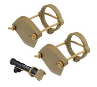 2Pcs Small Size Light Torch Cap Lens Cover Fit for Surefire Weapon Light with Diameter Up to 1.125” Such AS M300B M600B Scout Flashlight,Tan