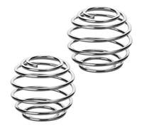 2Pcs Small Size Shaker Balls for Protein Shakes,Milkshake and Salad Dressing,304 Stainless Steel Shaker Ball (2, 1.3Inch)