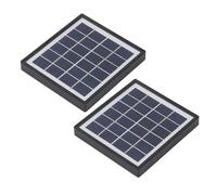 2pcs Small Solar Charges 5W USB Port Easy Carry Energy Solution Optimized Sunlight Absorption Outdoor Gear for Hiking Solar Charging Kit