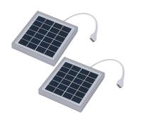2pcs Small Solar Charges 5W USB Port Easy Carry Energy Solution Optimized Sunlight Absorption Outdoor Gear for Hiking Solar Charging Kit