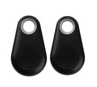2Pcs Smart GPS Tracker For Kids,Water Droplets Shape Wireless Key Finder Locator Mini GPS Tracker, Sensor Device Tracker, Suitcase Tracker, key Finder Fob, Long RangeTracker, Best Dog Tracker (Black)