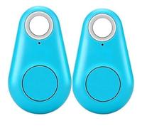2Pcs Smart GPS Tracker For Kids,Water Droplets Shape Wireless Key Finder Locator Mini GPS Tracker, Sensor Device Tracker, Suitcase Tracker, key Finder Fob, Long RangeTracker, Best Dog Tracker (Blue)