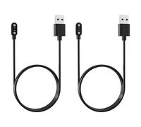 2PCS Smart Watch Charger 2 Pin Magnetic, 2 Pin 2.84mm and 4mm Smart Watch Charger, Watchs Chargers Magnetic, Universal SmartWatch Magnet Charging USB Cable for Sekonda, Ticwatch, Xiaomi, Reflex active
