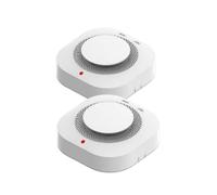 2Pcs Smart Zigbee/Wifi Smoke Detector Smart Fire Fire Protection Home Security Alarm Sound Light Alarm APP Control