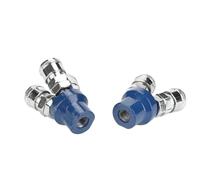 2pcs SMV/Y 2 Way 3 Way High Strength Quick Connector C-Type 0.90" Air Compressor Manifold Multi Hose Coupler Fitting Pneumatic Parts(Grass Green)