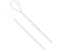 2pcs Snag Repair Needles, 2.36 Inch Snag Nab It Repair Sewing Tool Snag Repair Needle Puller with Fish Thread Magic Crochet Knit Picker Snag Fixer Wizard for Knitting Stitching Quilting Clothes
